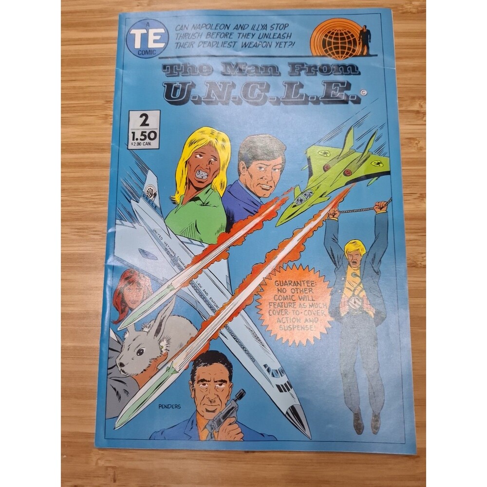 The Man From Uncle U.N.C.L.E. #2 TE Comic MGM Feb 1987 Comic Book -Used